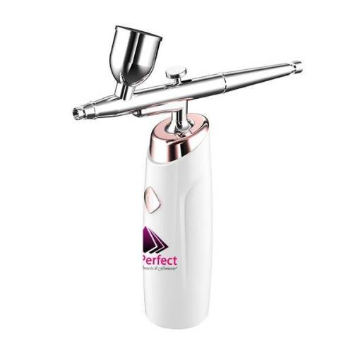 Aparat Tratamente Cosmetice Hidratare Airbrush Spray Pulverizator Multiple Utilizari - Aerograf portabil Nutritie Ten - Lifting - White Wany