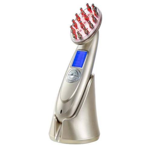 Perie cu Laser Reincarcabila USB - Vibratii Scalp Regrowth Hair - Stimuleaza cresterea si regenerarea prin masajul parului - Tratament anti-Cadere Par