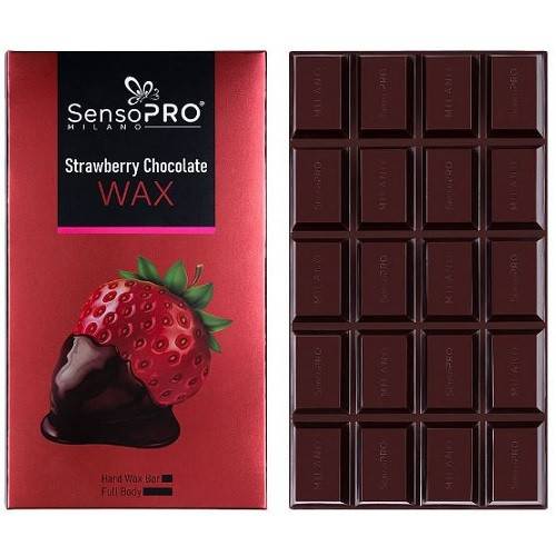 Ceara epilat elastica - SensoPro - Wax Chocolate - Capsuni - 400 g