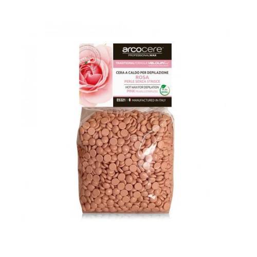 Ceara epilat profesionala Arcocere perle traditionala elastica roz - 1kg