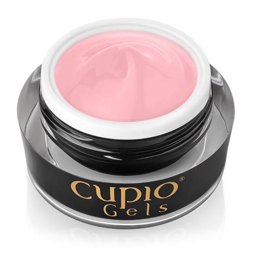 Cupio Gel pentru tehnica fara pilire - Make-Up Fiber Milky Pink 50ml
