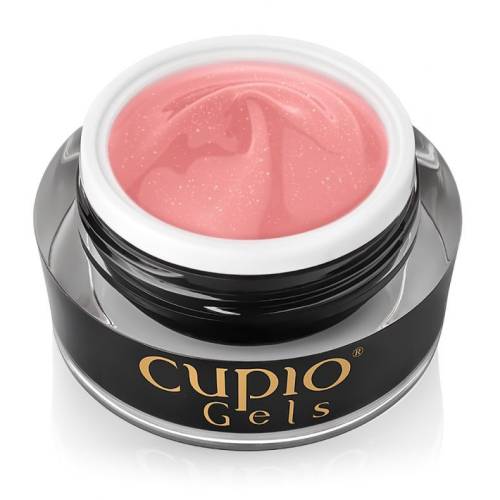 Cupio Gel pentru tehnica fara pilire - Make-Up Fiber Shimmer Caramel 30ml