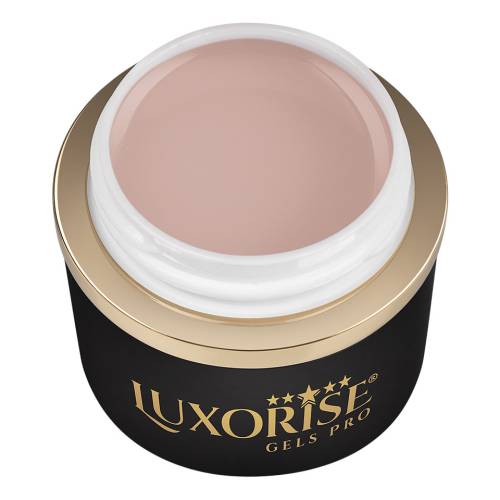 Gel UV Constructie Unghii RevoFlex LUXORISE 15ml - Cover Nude - Medium