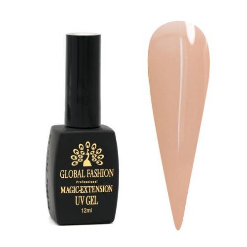 Gel UV pentru unghii - Global Fashion - Magic Extension - 12 ml - Nude 10