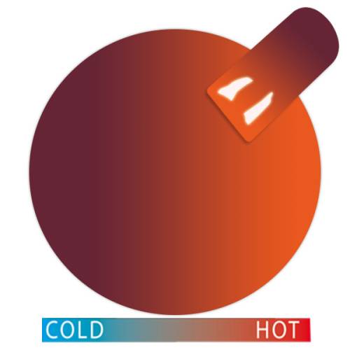 Cupio Gel termic fara hemma Aubergine-Orange 5ml