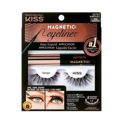 Kit gene si tus ochi KissUSA Magnetic Eyeliner Kit Tempt