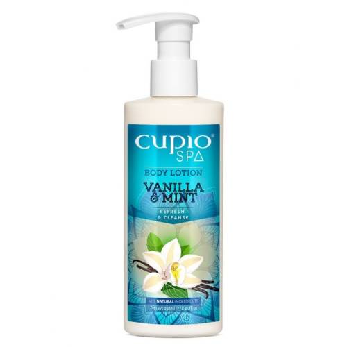 Cupio Crema de corp organica Vanilla&Mint 250ml
