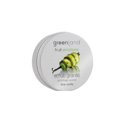 Exfoliant corporal granita - cu lamaie verde si vanilie - Greenland - 200 ml