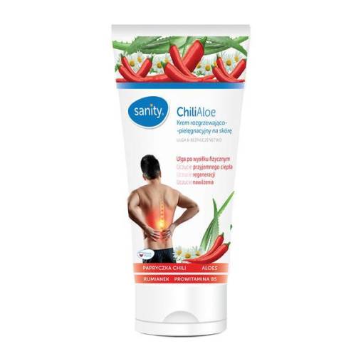 Crema pentru corp Sanity Chili Aloe - cu efect de incalzire - hidratare - 75ml
