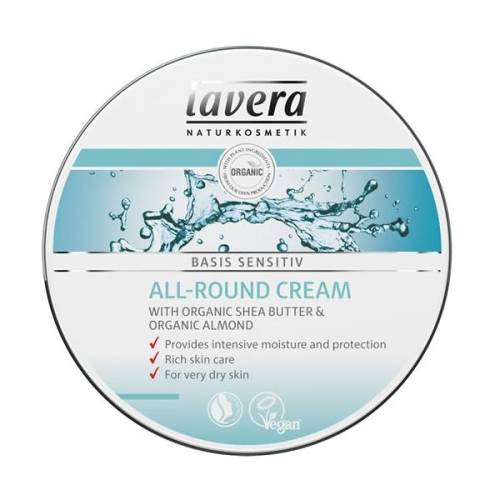 Crema Hidratanta Multifunctionala cu Unt de Shea Basis Sensitiv Lavera - 150ml