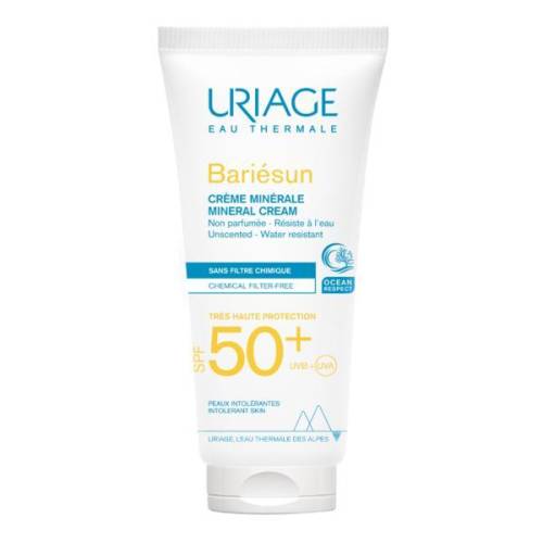 Crema minerala de protectie solara cu SPF 50+ Bariesun - Uriage - 100 ml