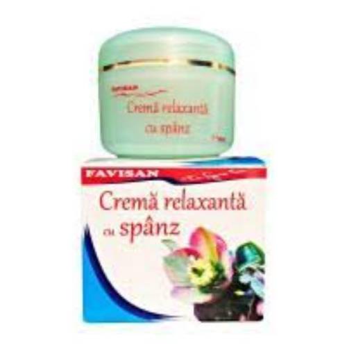 Crema Relaxanta cu Spanz Favisan - 50ml