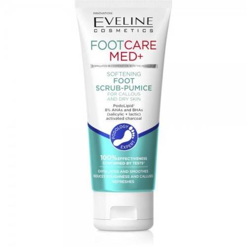 Scrub ponce pentru picioare - Eveline Cosmetics - Food Care Med+ - 100 ml