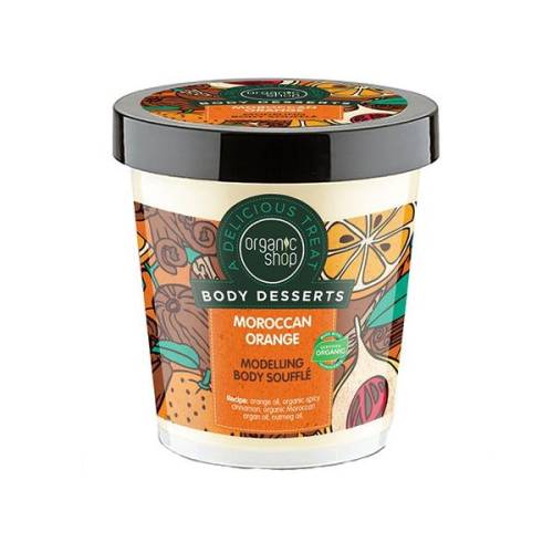 Sufleu Delicios pentru Corp Moroccan Orange Organic Shop - 450ml
