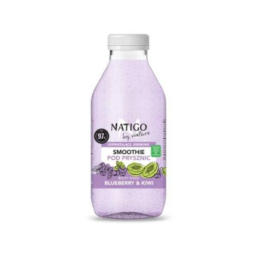 Gel de dus Natigo By Nature Smoothie - Afine si Kiwi 97% ingrediente naturale - 400ml