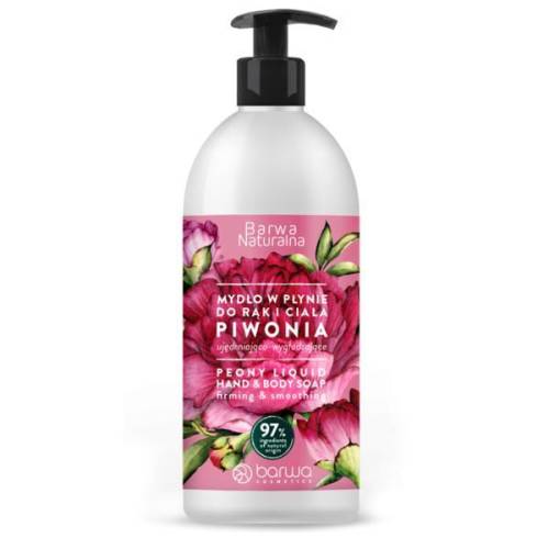 Sapun lichid cu floare de bujor - Barwa Cosmetics - 500ml