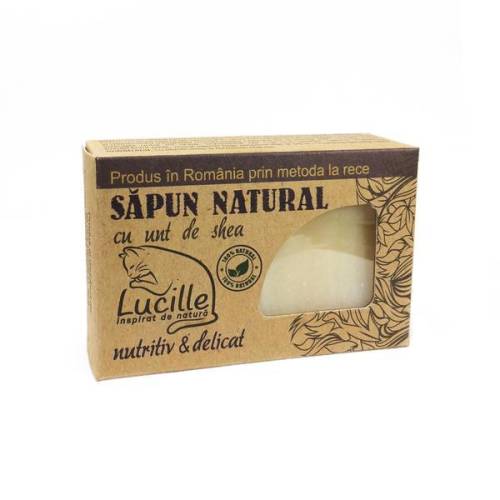 Sapun natural cu unt de shea - nutritiv si delicat - Lucille - 70 g