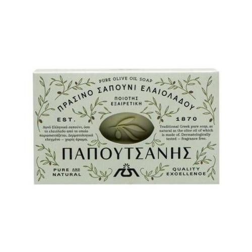 Sapun Solid Traditional cu Ulei de Masline - Pure Olive Oil Soap - Papoutsanis - 125 g