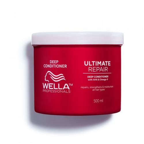 Wella Balsam intens hranitor pentru par deteriorat cu AHA si Omega-9 Ultimate Repair 2 Deep Conditioner 500ml