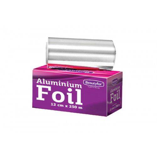 Rola Folie Aluminiu Argintie Suvite - Beautyfor Aluminium Foil for Hairdressing 14 microni - 012m x 250m