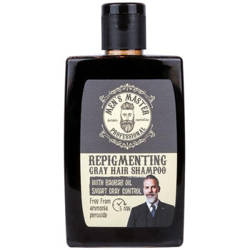 Sampon Nuantator pentru Barbati Men's Master Professional Repigmenting Gray Hair Shampoo Rosa Impex - 120 ml