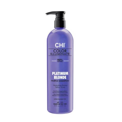 Sampon Nuantator pentru par Blond - CHI Farouk Platinum Blonde Purple Shampoo - 355 ml