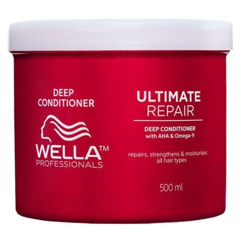 Balsam de Reparare cu AHA & Omega 9 Pentru Par Deteriorat Pasul 2 - Wella Professionals Ultimate Repair Deep Conditioner - 500 ml