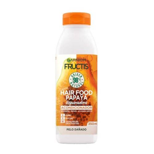 Balsam Reparator cu Papaya pentru Par Deteriorat - Garnier Fructis Hair Food Papaya Reparadora Acondicionador Pelo Danado - 350 ml