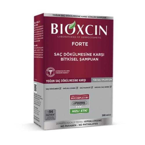 Sampon concentrat impotriva caderii parului Bioxcin Forte 300 ml