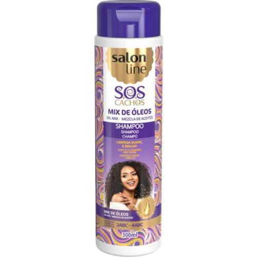 Sampon mix uleiuri nutritive - SOS - par cret - Salon Line - 300ml