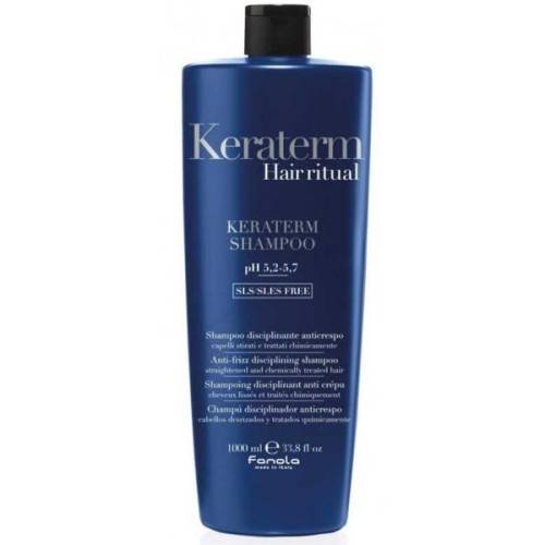 Sampon pentru Netezire - Fanola Keraterm Hair Ritual Anti-Frizz Disciplining Shampoo - 1000ml