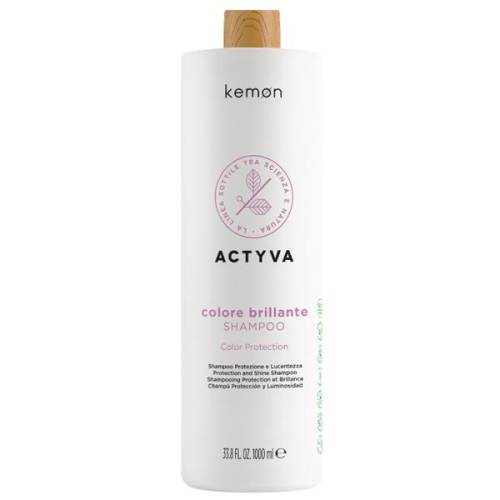 Sampon pentru Par Vopsit - Kemon Actyva Colore Brillante Shampoo - 1000 ml