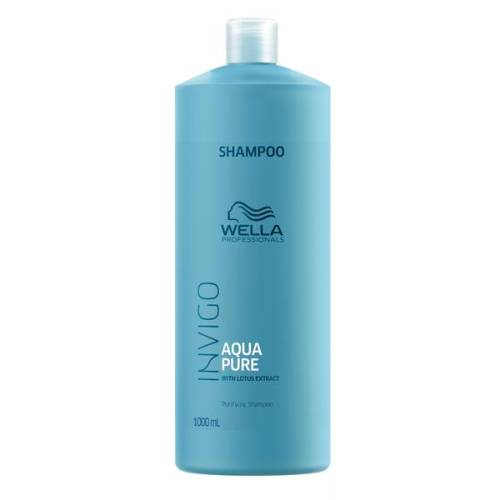 Sampon Purificator impotriva Excesului de Sebum - Wella Professionals Invigo Aqua Pure Purifying Shampoo - 1000ml