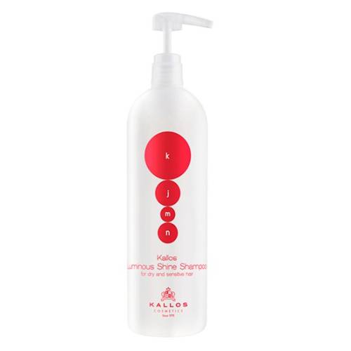 Sampon pentru Stralucire - Kallos KJMN Luminous Shine Shampoo for Dry and Sensitive Hair 1000ml