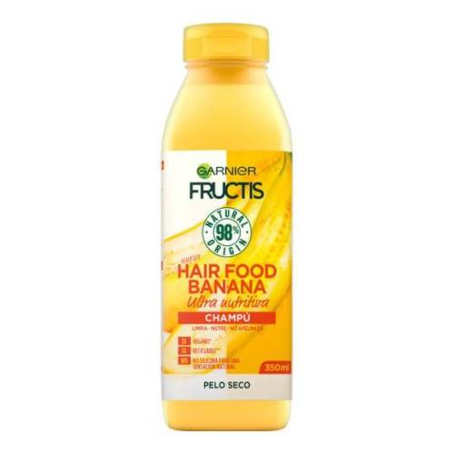 Sampon Ultra Nutritiv cu Banana pentru Par Uscat - Garnier Fructis Hair Food Banana Ultra Nutritiva Champu Pelo Seco - 350 ml