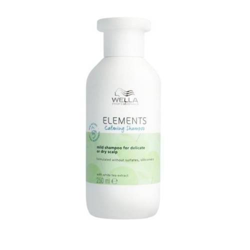 Sampon Vegan pentru Scalp Uscat si Sensibil - Wella Professionals Elements Calming Shampoo - varianta 2023 - 250 ml