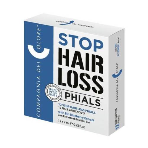 Fiole Tratament de Par cu Extract de Afine Organice - Compagnia del Colore Stop Hair Loss Phials - 12x7 ml