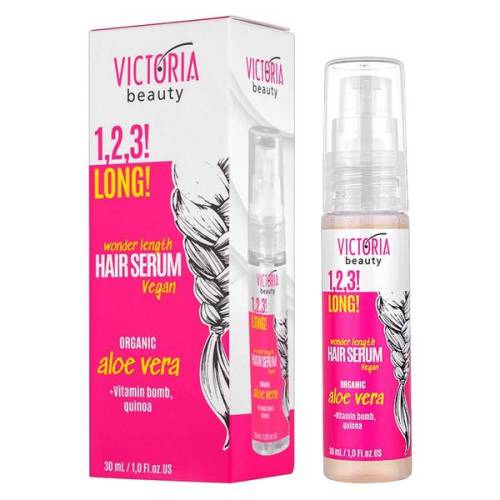Serum Vegan pentru Cresterea Parului cu Alo Vera Victoria Beauty Camco - 30 ml