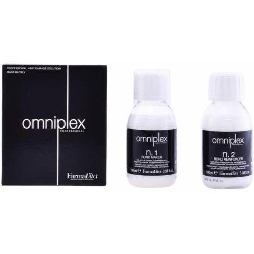 Kit pentru Protejarea Parului in Timpul Procedurilor Chimice - FarmaVita Omniplex Professional Hair Damage Solution - 2x 100 ml