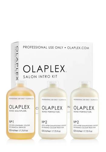 Olaplex Kit pentru salon Intro: Bond Multiplier No 1 525ml + 2 x Bond Perfector No 2 525ml