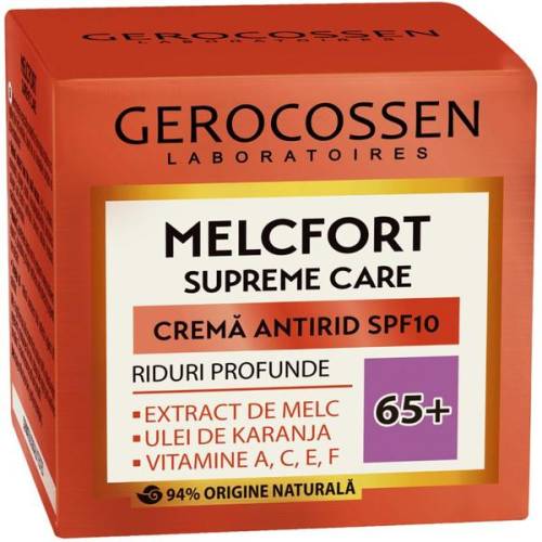 Crema Antirid 65+ cu SPF 10 Melcfort Supreme Care - Gerocossen Laboratoires - 50 ml