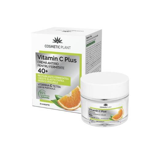 Crema Antirid pentru Fermitate 40+ Vitamin C Plus Cosmetic Plant - 50ml