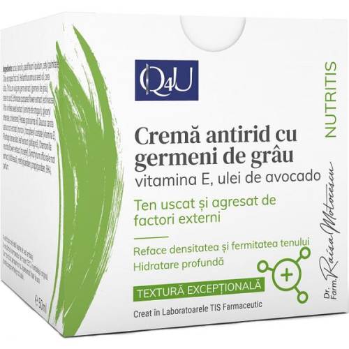 Crema Antirid cu Germeni de Grau Tis Farmaceutic - 50 ml