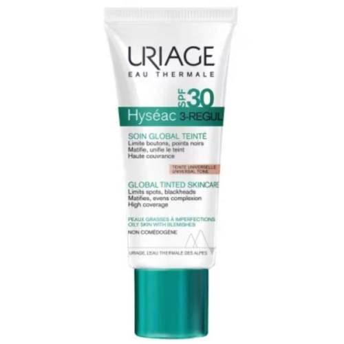 Crema colorata anti-acnee SPF30 Uriage Hyseac 3-Regul - 40 ml