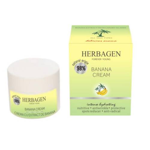 Crema cu extract de banana - Herbagen Banana Cream - 50g