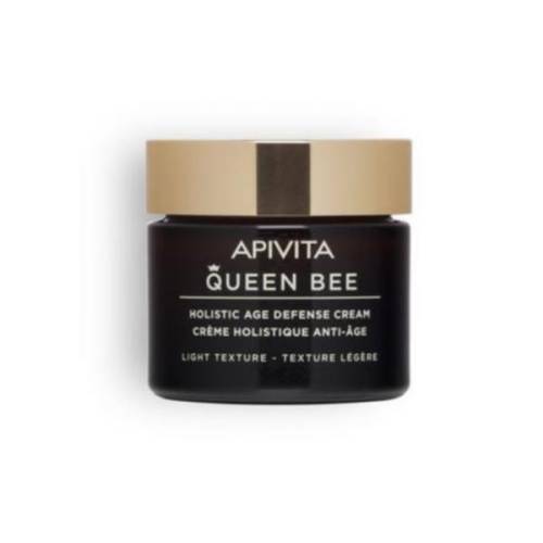 Crema de fata - Holistic Age Defense Cream Light Texture - Apivita - 50 ml