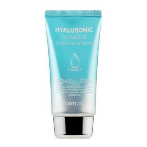 Crema Hidratanta cu Protectie Solara Farmstay Hyaluronic UV Shield Sun Block Cream SPF 50+ PA +++ - 70 ml