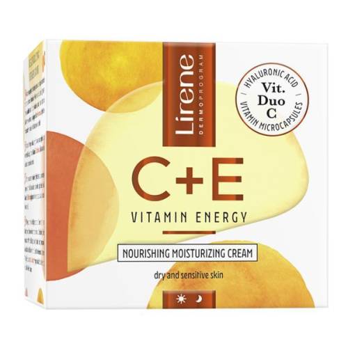 Crema hranitoare - profund hidratanta C+E Pro - pentru zi si noapte Lirene C+E Vitamin Energy Pro - 50ml