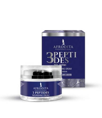 Crema Nutritiva Ten Uscat Anti-Age - Cosmetica Afrodita 3Peptides Cell-Active - 50 ml