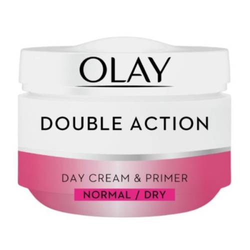 Crema de zi pentru ten normal si gras Olay Double Action Day Cream & Primer - 50 ml